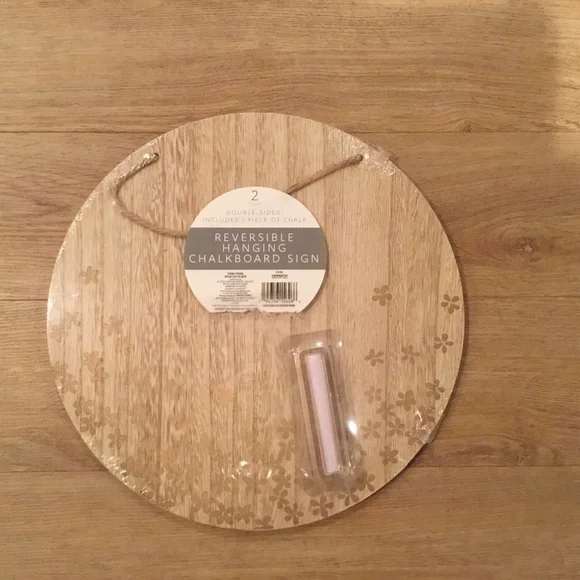 Reversible Hanging Chalkboard Sign - Picture 2 of 3